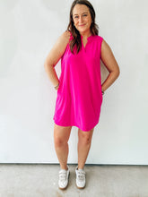 Load image into Gallery viewer, Wrinkle Free Sleeveless Shift Dress