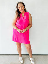 Load image into Gallery viewer, Wrinkle Free Sleeveless Shift Dress