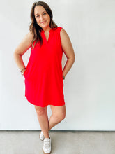 Load image into Gallery viewer, Wrinkle Free Sleeveless Shift Dress
