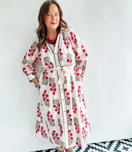 Load image into Gallery viewer, Cream Floral Midi