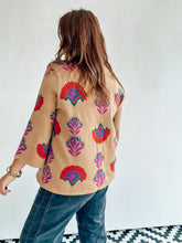 Load image into Gallery viewer, Block Print Mock Neck Sweater
