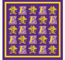 Load image into Gallery viewer, Purple and Gold Bandana Scarf (3 Prints)