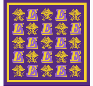 Purple and Gold Bandana Scarf (3 Prints)