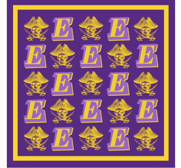 Purple and Gold Bandana Scarf (3 Prints)